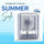 Portable USB Air Cooler Fan – 3-Speed, Mist Spray, Rechargeable | Random Color