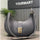 Crescent Luxury Faux Leather Shoulder Bag | Dark Gray Elegant Handbag for Women