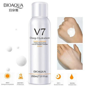 BIOAQUA V7 Vitamin Deep Hydration Brightening Spray with 7-Vitamin Complex for Radiant Skin  Short