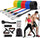 Gym Belt with Box | 5-in-1 Power Exercise Resistance Band Set – Adjustable Fitness Equipment for All