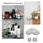 Wall Corner Rack + 2 Self Adhesive Screws  | Multipurpose Kitchen, Sink Organizer, Metal Bathroom Accessories Corner | Shelf Wall Mount Storage Rack