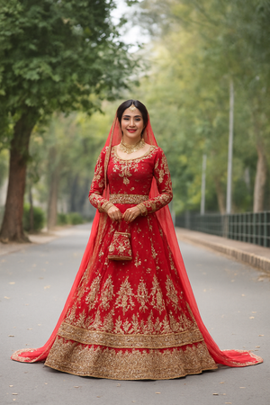 Bridal Red Lehnga – Premium Handcrafted Masterpiece