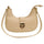 Crescent Leather Luxury Shoulder Bag for Women | Skin Color