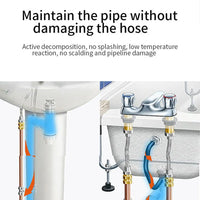 Multipurpose Drain Cleaner – Powerful Pipeline Dredging Agent for Kitchen Sink & Bathroom | Odor Removal & Clog Dis-solve