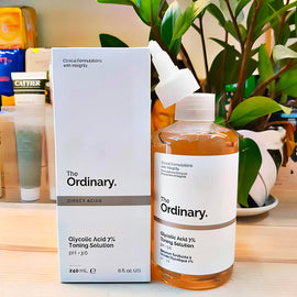 The Ordinary Glycolic Acid 7% Toning Solution – Exfoliating Face Toner for Radiant Skin, Removes Dead Skin Cells, Brightens & Smoothens, 240ml