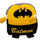 Cute Plush Batman Character Backpack | Stuffed School Bag & Gift for Kids