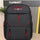 Multi-Functional Travel Backpack | Business Daypack with Laptop Compartment | Black & Red
