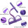 Tummy Trimmer | Foot Pedal Resistance Band Elastic Sit-up Pull Rope | Yoga Fitness Gym | Elastic Pull Ropes | Random Colors