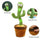 Rechargeable Dancing Cactus Toy with Hat | Interactive Singing & Talking Plush for Toddlers and Kids