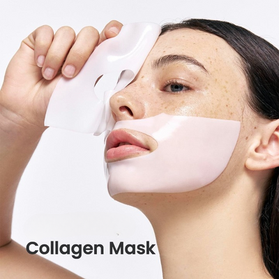 01 Pc Bio-Collagen Real Deep Mask, Hydrating Over Night, Facial Sheet Mask, Pore Minimising, Firming, Collagen Mask, Hydrating Overnight Skin Care Mask - 36gram