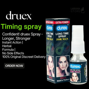 Druex Timing Spray | Long-Lasting Performance Support